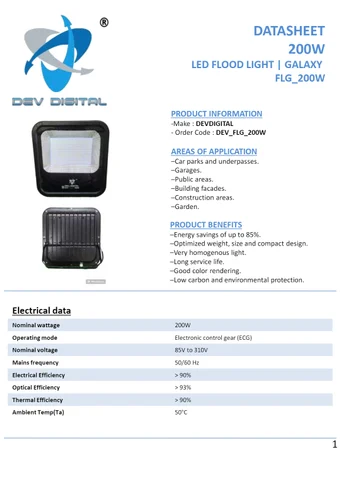 200w Led Flood Light